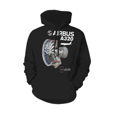 AIRBUS 320 ALL OVER PRINT HOODIE JACKET - PILOTSX